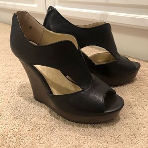 Seychelles Wedge Leather Sandal Size 8